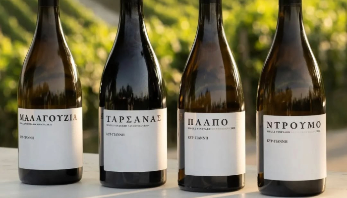 Single Varietal Wines from the Greek wine brand, Kir-Yianni