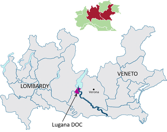 Lugana-map Lugana-map