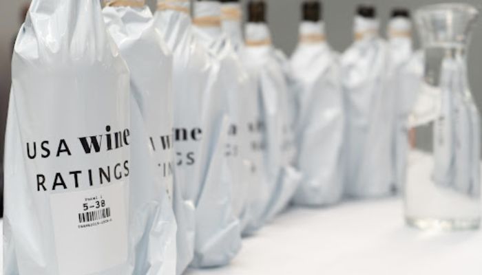 Wines are judged blind for their quality and value, and then packages are shown for the package score Wines are judged blind for their quality and value, and then packages are shown for the package score.
