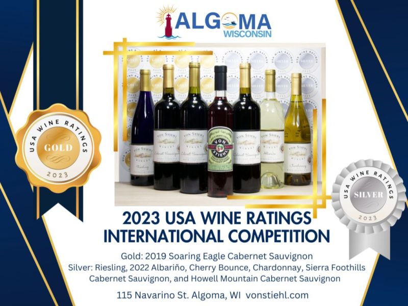 Photo for: Von Stiehl Winery scores another 90-point red wine at USA Wine Ratings International Competition